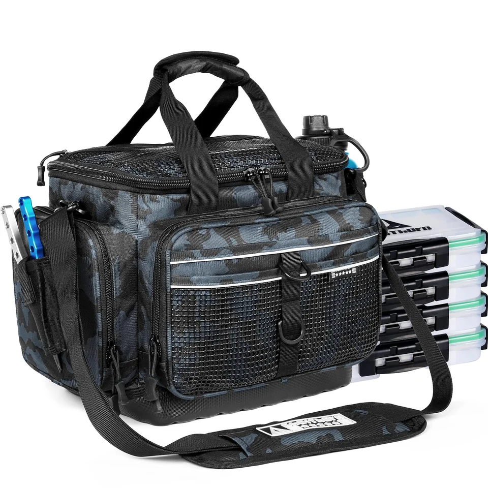 Tackle bag with four organizer trays — 4 × 3600 trays included