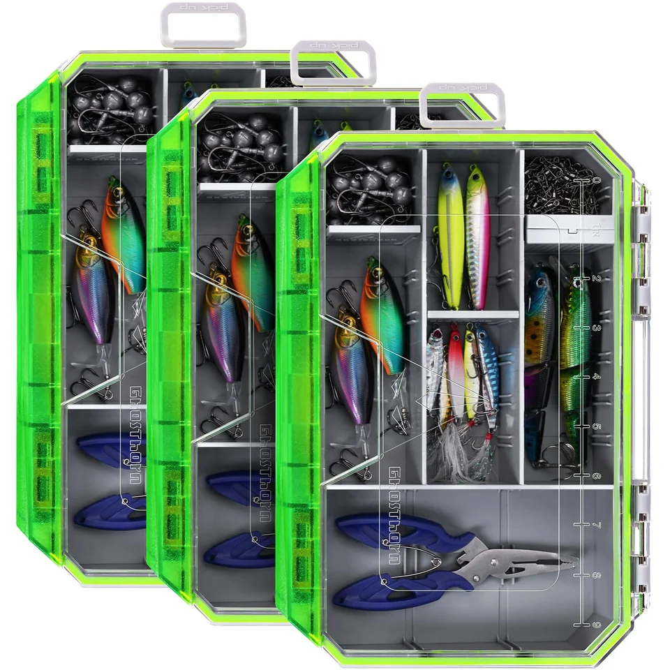Waterproof 3600 tackle trays — Set of 3 · 3600 size